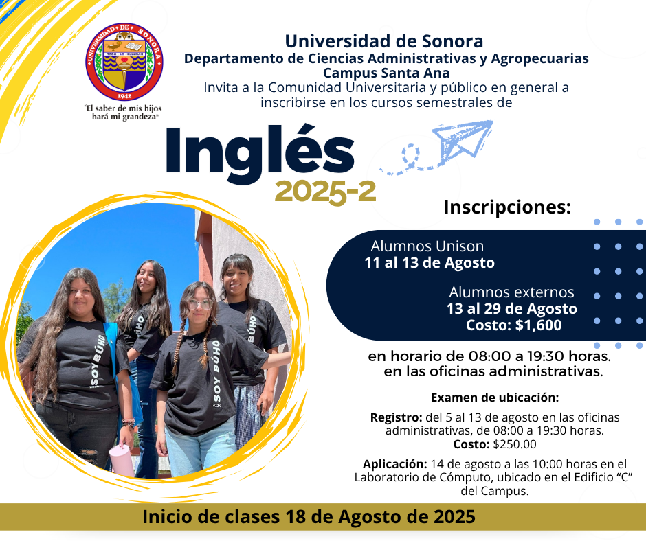 Inscripciones al Programa de Inglés